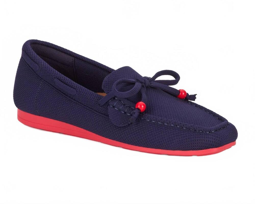 NEW ROS HOMMERSON women's neve shoes in navy knit fabric